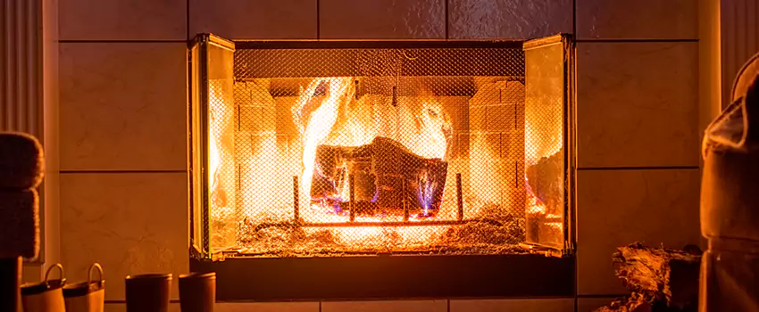 Mendota Hearth Landscape Fireplace Installation in Casper, Wyoming