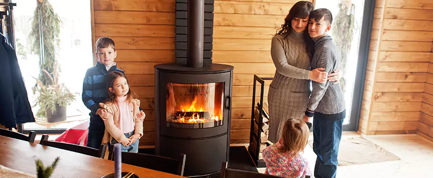 Morso Cast Iron Fireplace Insert Installation in Casper, Wyoming